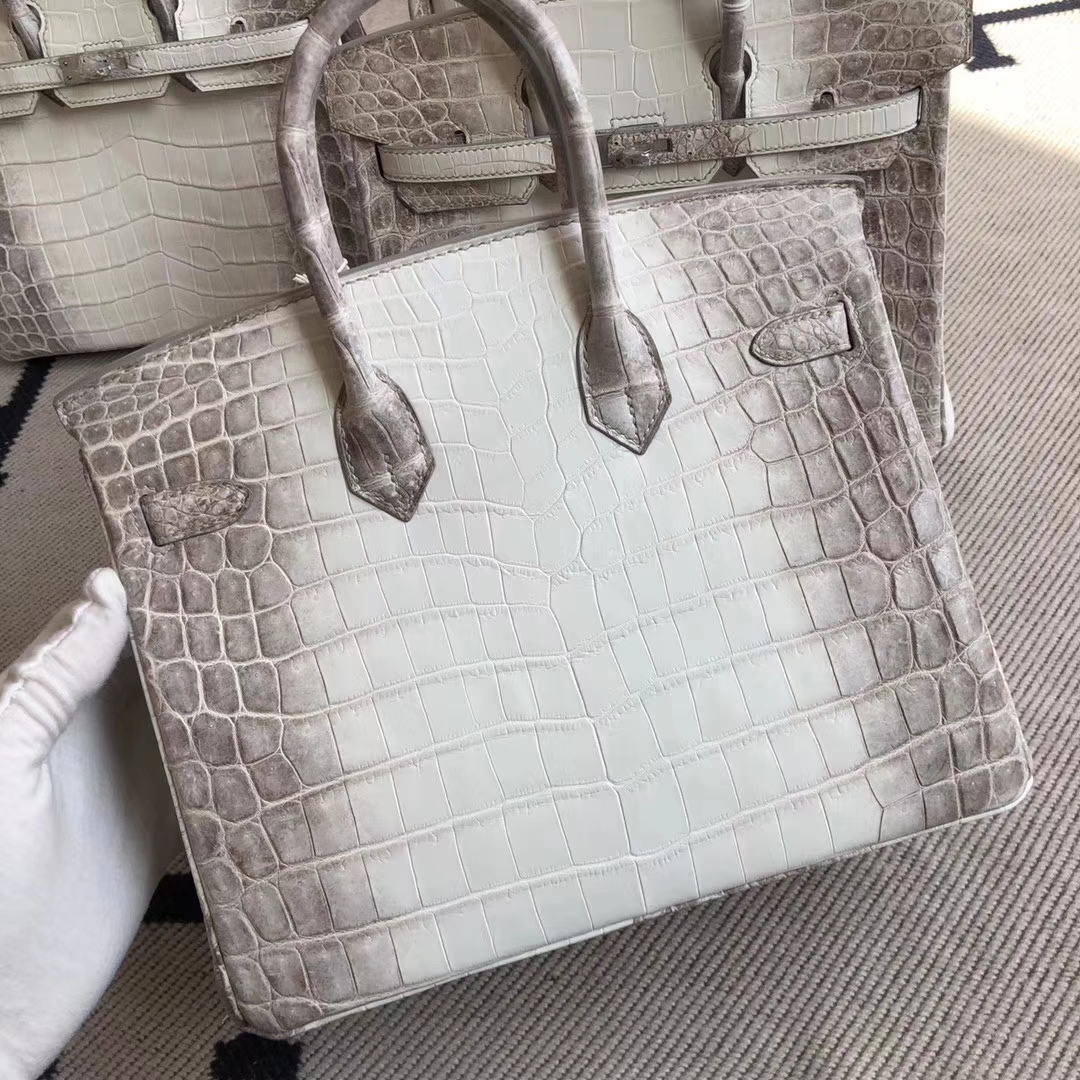 Hermès（爱马仕）Birkin 铂金包 Himalaya 银扣 25cm