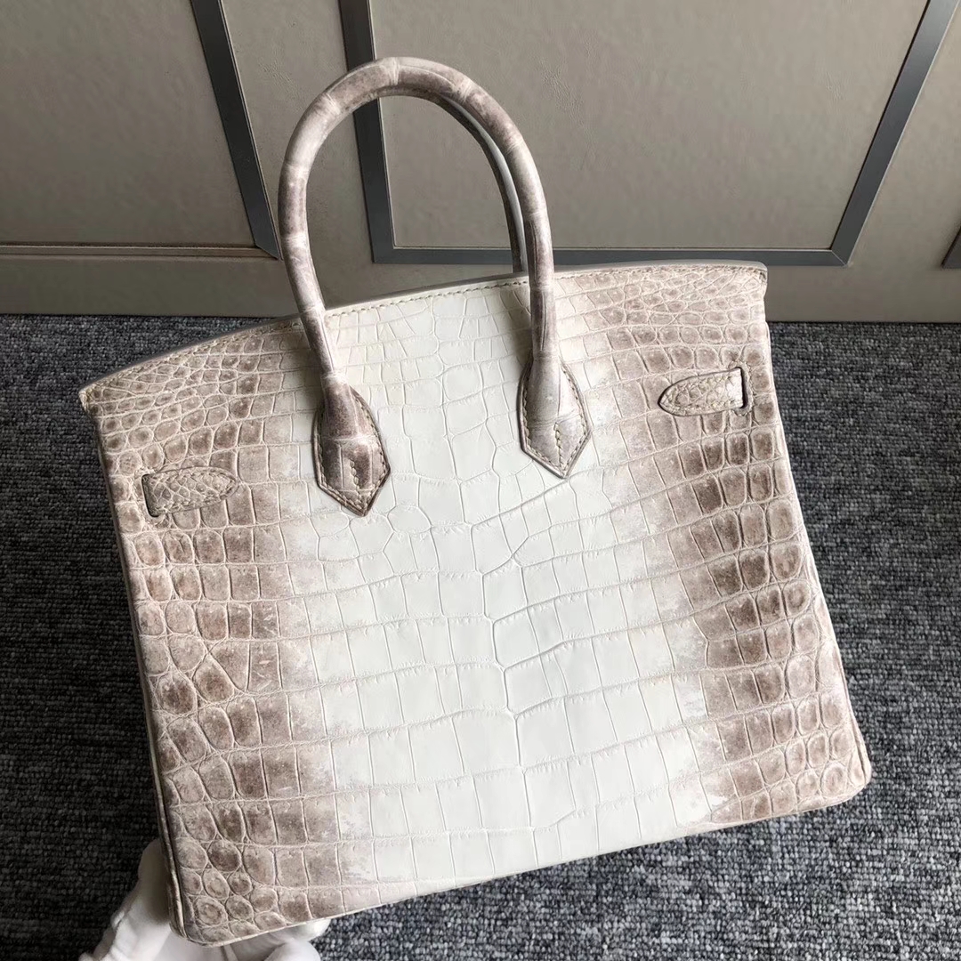 Hermès（爱马仕）Birkin 铂金包 Himalaya 喜马拉雅 银扣 包中皇后 顶级手缝 25cm 现货