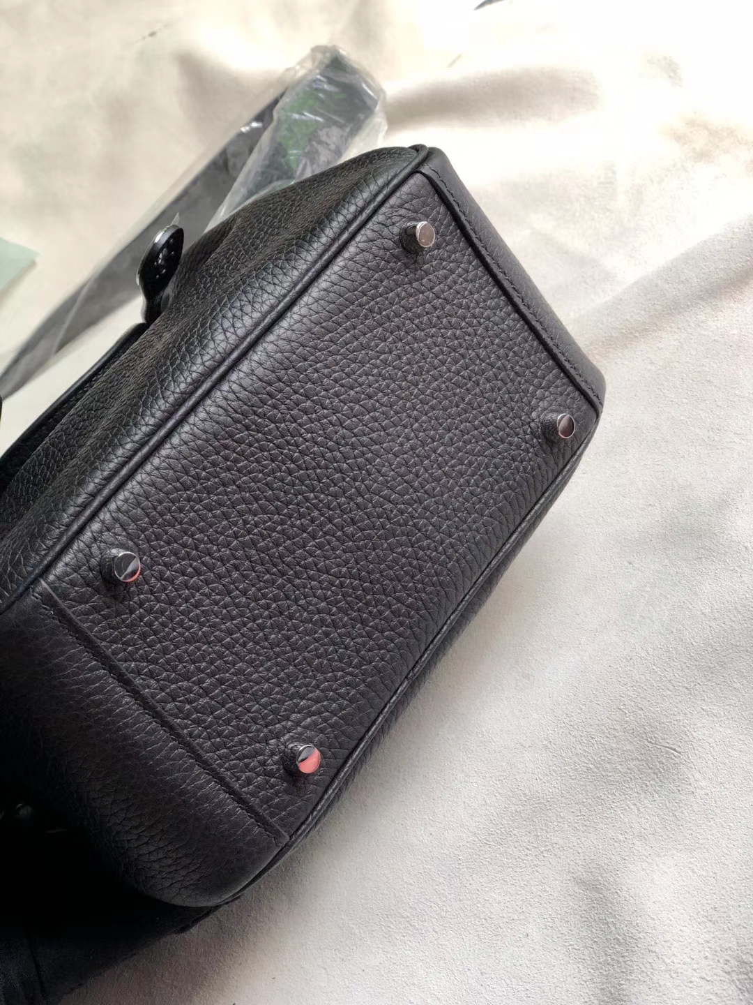 Hermès（爱马仕）Mini lindy 20cm  tc ck89 黑色 银扣 顶级手缝 小可爱 现货