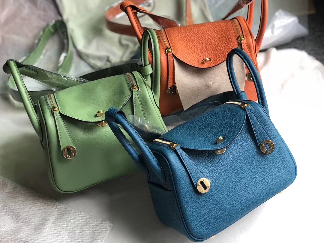 Hermès(爱马仕)Mini lindy Swift 3i 牛油果绿 金扣 定制-拉尔森鳄鱼皮具定制 - 爱马仕包包官网 Hermès(爱马仕)Mini lindy Swift 3i 牛油果绿 金扣 定制