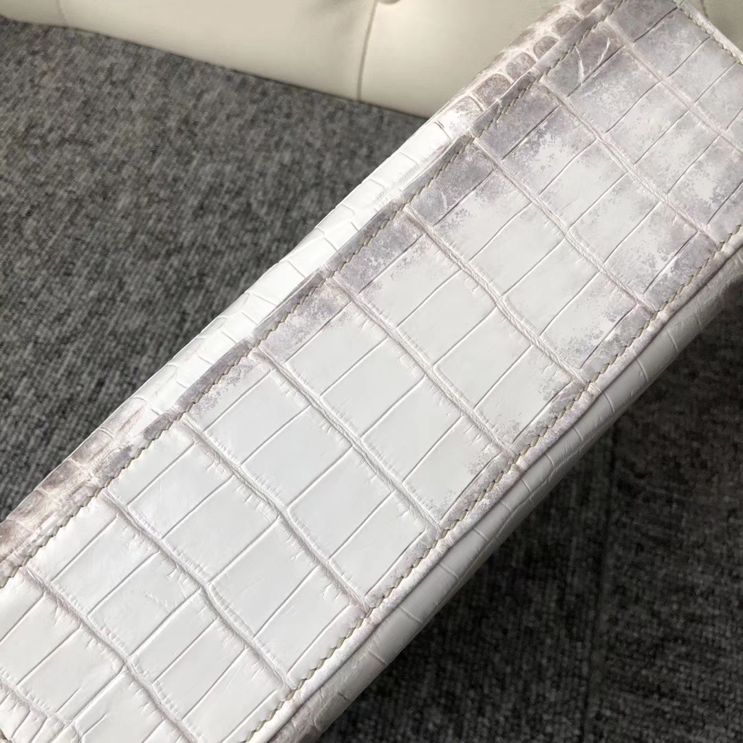 Hermès(爱马仕)Mini pochette 22cm 喜马拉雅 银扣 顶级手缝 手拿包 晚宴包 定制-拉尔森鳄鱼皮具定制 - 爱马仕包包官网 Hermès(爱马仕)Mini pochette 22cm 喜马拉雅 银扣 顶级手缝 手拿包 晚宴包 定制