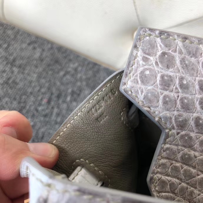 Hermès(爱马仕)Birkin 25cm Himalaya 喜马拉雅 银扣 顶级手缝 品相完美-拉尔森鳄鱼皮具定制 - 爱马仕包包官网 Hermès(爱马仕)Birkin 25cm Himalaya 喜马拉雅 银扣 顶级手缝 品相完美