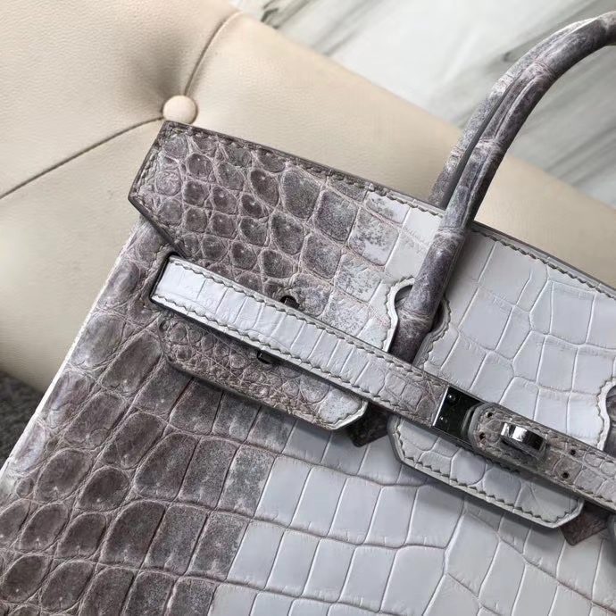 Hermès（爱马仕）Birkin 25cm Himalaya 喜马拉雅  银扣 顶级手缝 品相完美