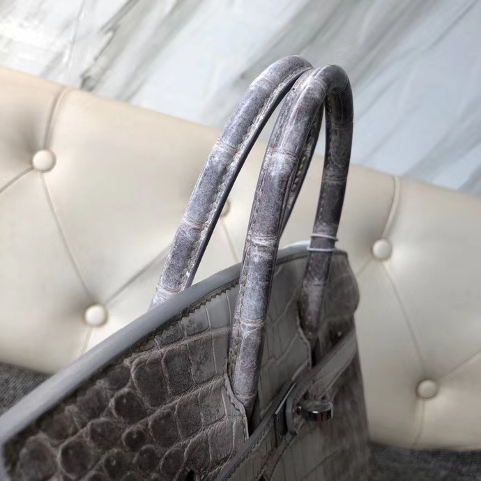 Hermès（爱马仕）Birkin 25cm Himalaya 喜马拉雅  银扣 顶级手缝 品相完美