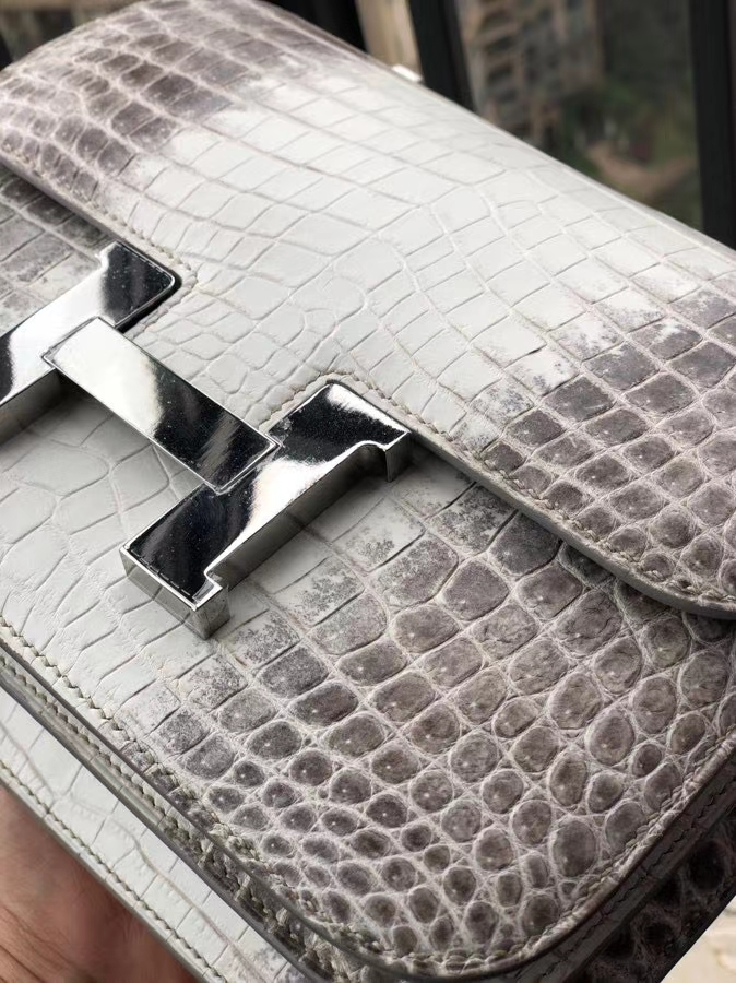 Hermès（爱马仕）Constance 24cm Himalaya 喜马拉雅 银扣 顶级手缝 品相完美