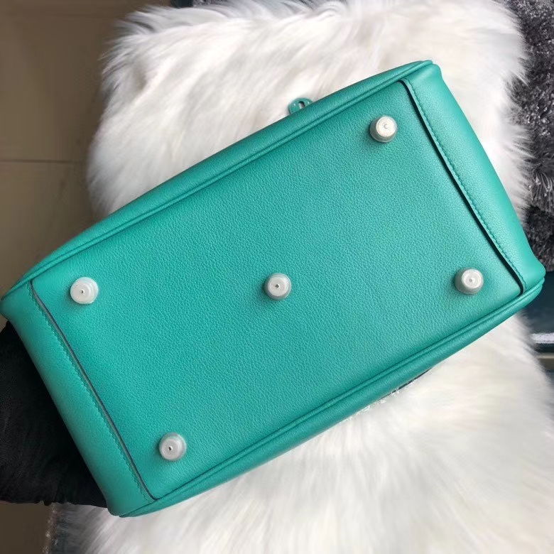 Hermès（爱马仕）Lindy 26cm Swift 7F 孔雀蓝🦚 银扣 顶级手缝 颜色好美