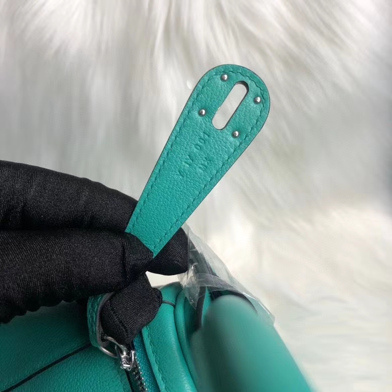 Hermès（爱马仕）Lindy 26cm Swift 7F 孔雀蓝🦚 银扣 顶级手缝 颜色好美