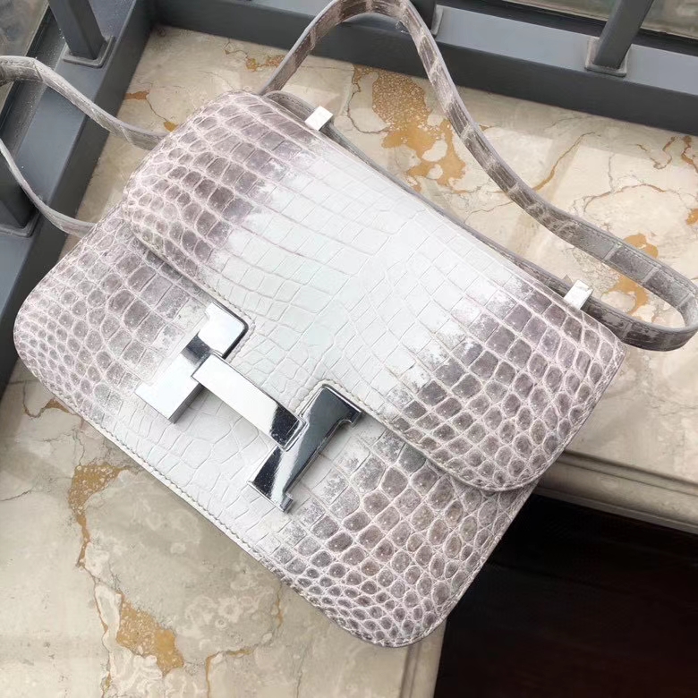Hermès（爱马仕）Constance 24cm Himalaya 喜马拉雅 银扣 顶级手缝 品相完美