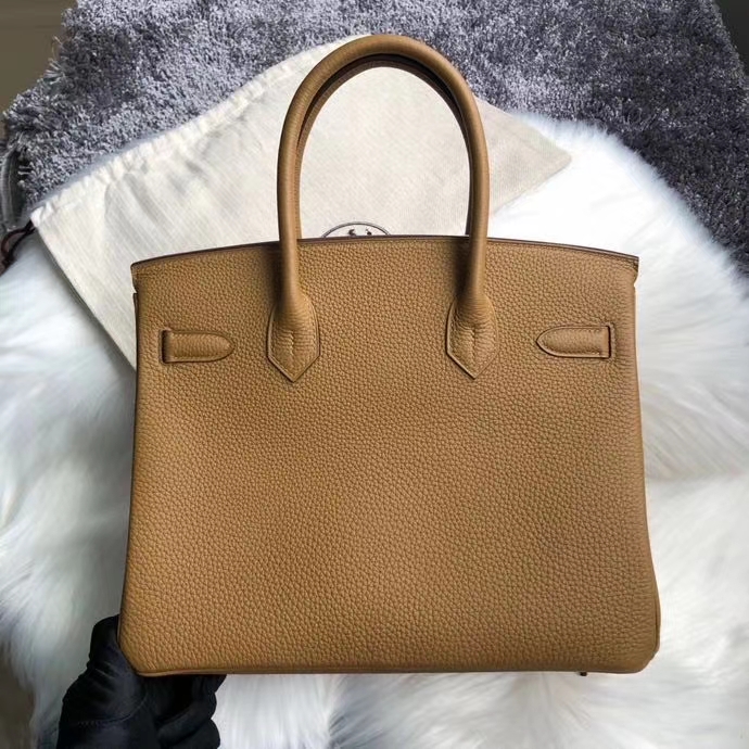 Hermès（爱马仕）Birkin 30cm 原厂小牛皮 togo U8 Bronze Dore 铜金色 金扣 秋冬新色