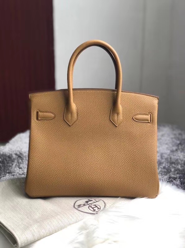 Hermès（爱马仕）Birkin 30cm 原厂小牛皮 togo U8 Bronze Dore 铜金色 金扣 秋冬新色