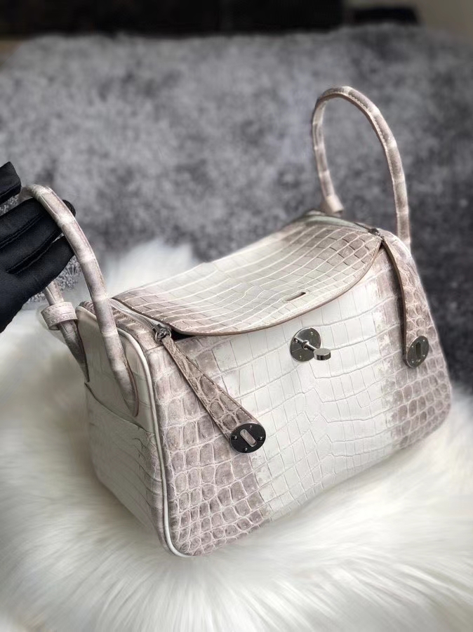 Hermès（爱马仕）Lindy 26cm Himalaya 喜马拉雅 银扣 空压 定制