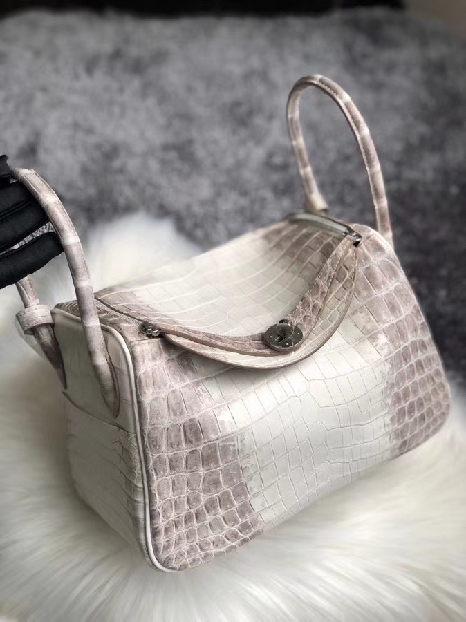 Hermès（爱马仕）Lindy 26cm Himalaya 喜马拉雅 银扣 空压 定制