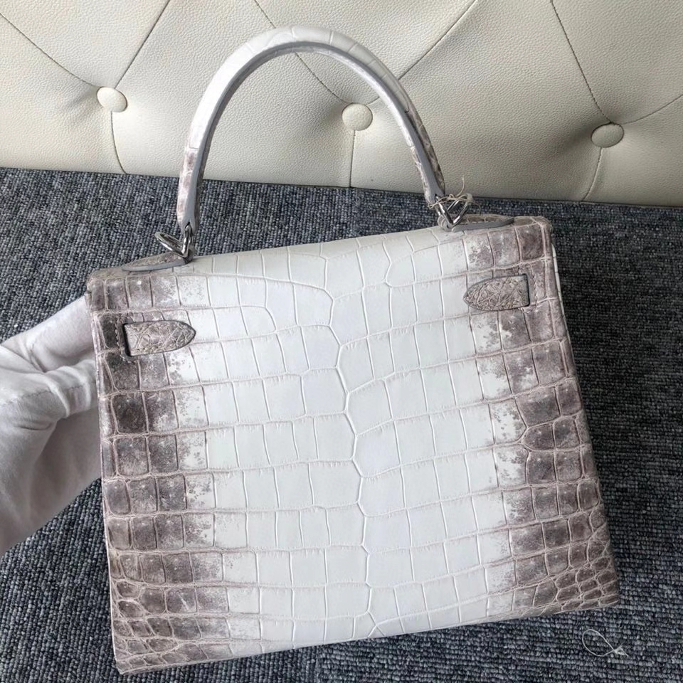 Hermès（爱马仕）kelly 25cm Himalaya 喜马拉雅 银扣 顶级手缝 品相完美