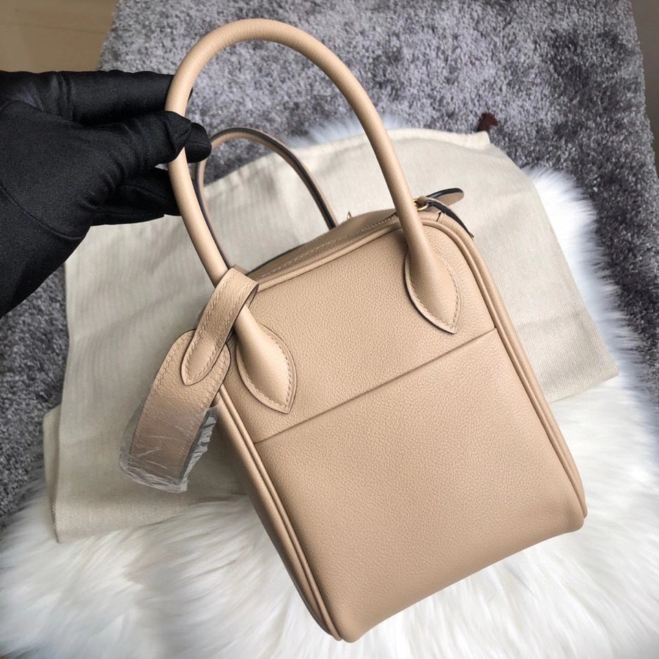 Hermès（爱马仕）Lindy 26cm Evecolor s2 风衣灰 Trench 金扣 顶级手缝