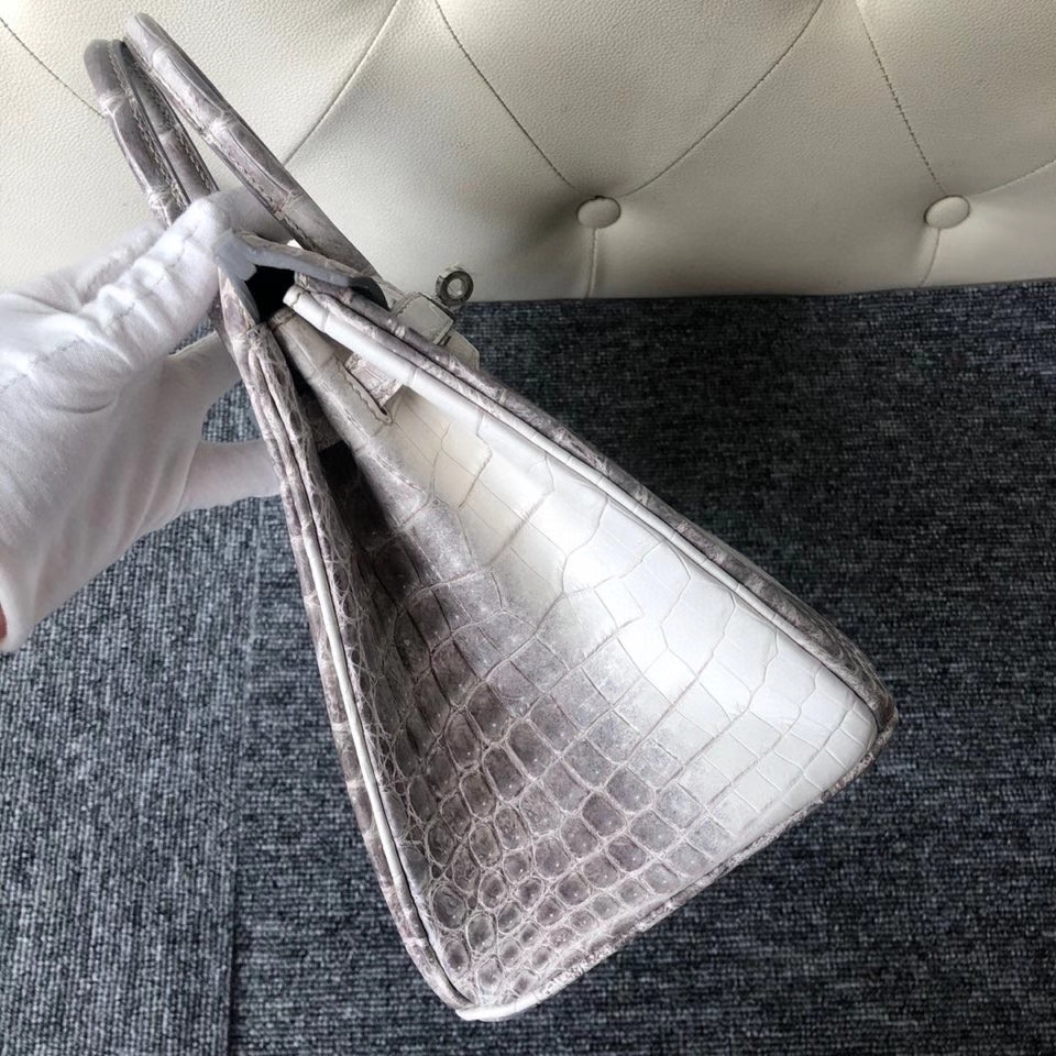 Hermès（爱马仕）Birkin 25cm Himalaya 喜马拉雅  银扣 顶级手缝 完美品相