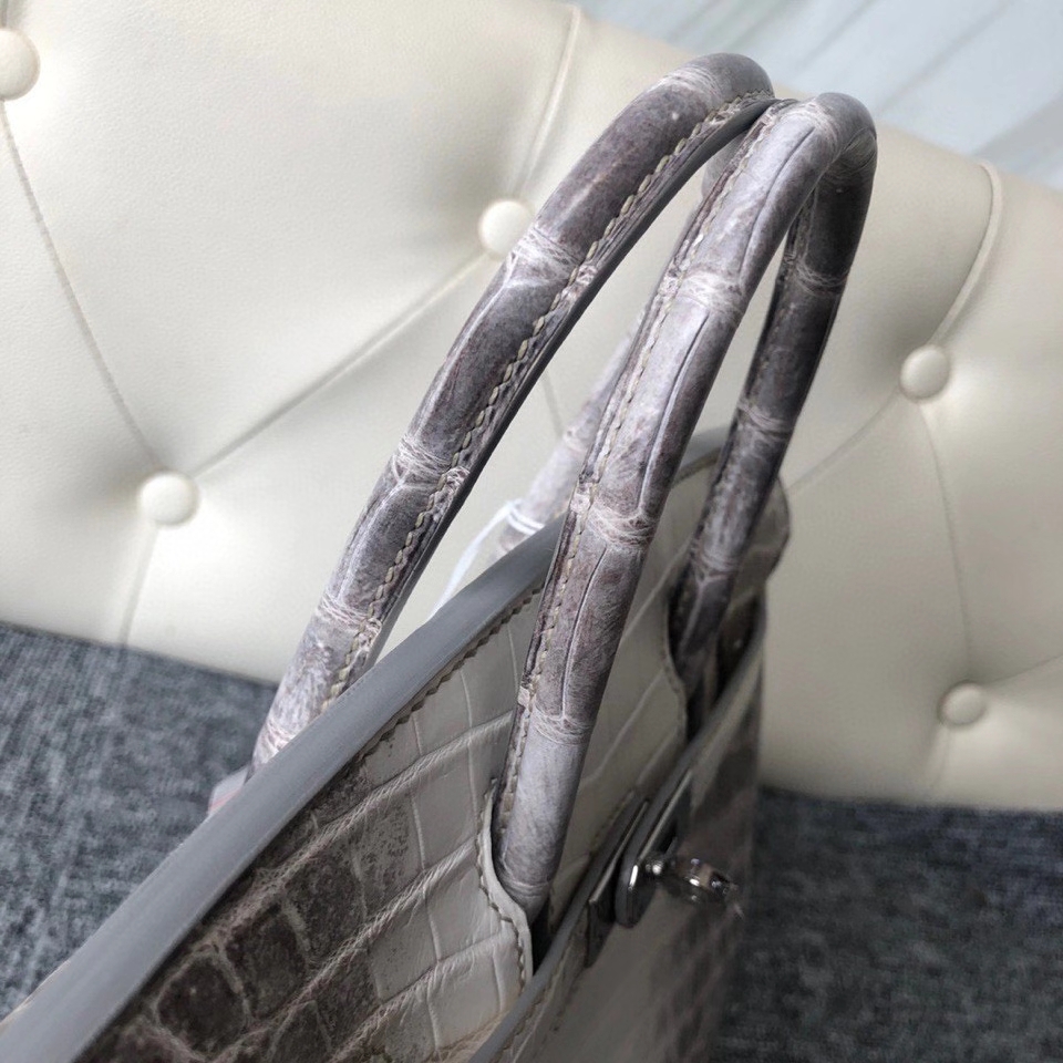 Hermès（爱马仕）Birkin 25cm Himalaya 喜马拉雅  银扣 顶级手缝 完美品相