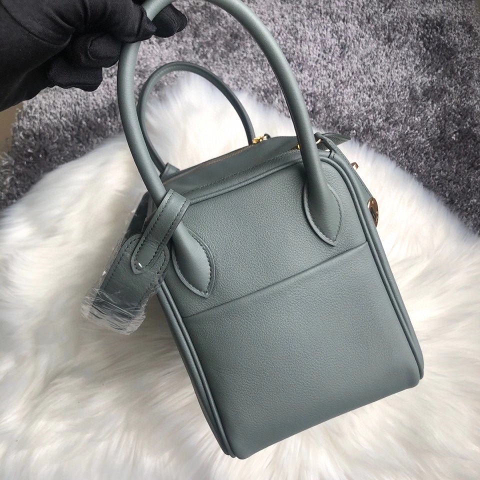 Hermès（爱马仕）Lindy 26cm Evecolor cc63 杏绿色 金扣 顶级手缝