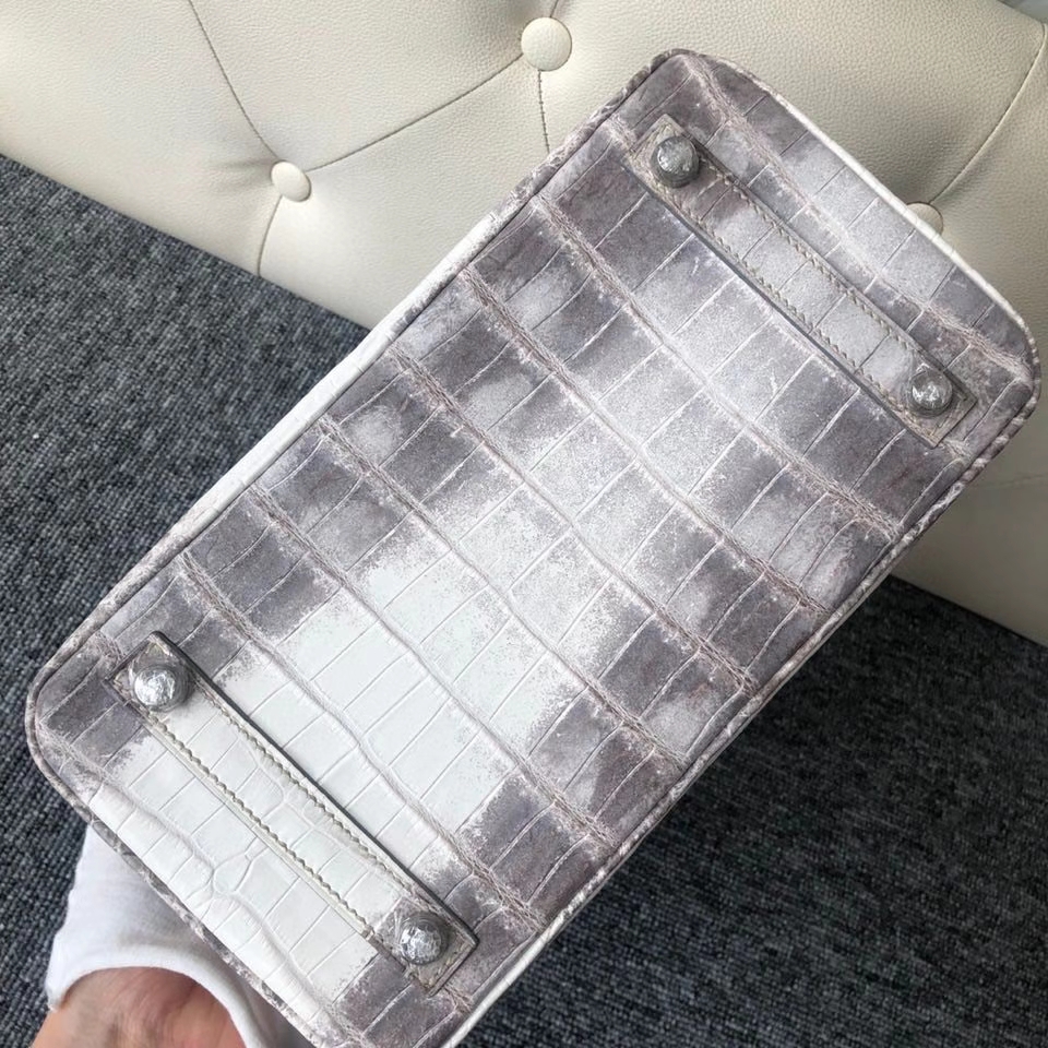 Hermès（爱马仕）Birkin 25cm Himalaya 喜马拉雅  银扣 顶级手缝 完美品相