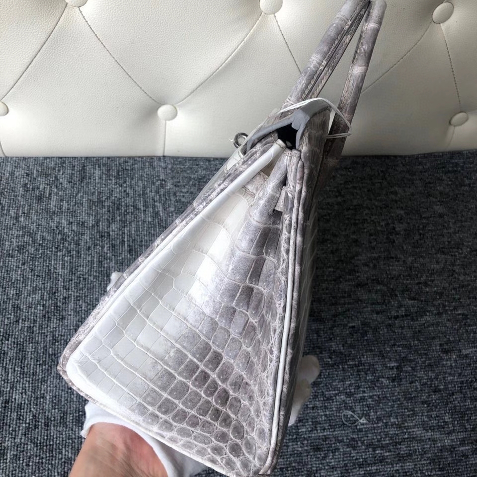 Hermès（爱马仕）Birkin 25cm Himalaya 喜马拉雅  银扣 顶级手缝 完美品相