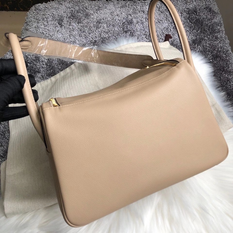 Hermès（爱马仕）Lindy 26cm Evecolor s2 风衣灰 Trench 金扣 顶级手缝