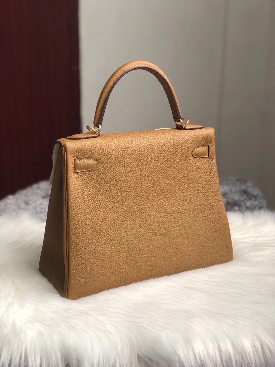Hermès(爱马仕)Kelly 28cm 原厂御用小牛皮 U8 铜金色 金扣 超特别颜色 顶级手缝-拉尔森鳄鱼皮具定制 - 爱马仕包包官网 Hermès(爱马仕)Kelly 28cm 原厂御用小牛皮 U8 铜金色 金扣 超特别颜色 顶级手缝
