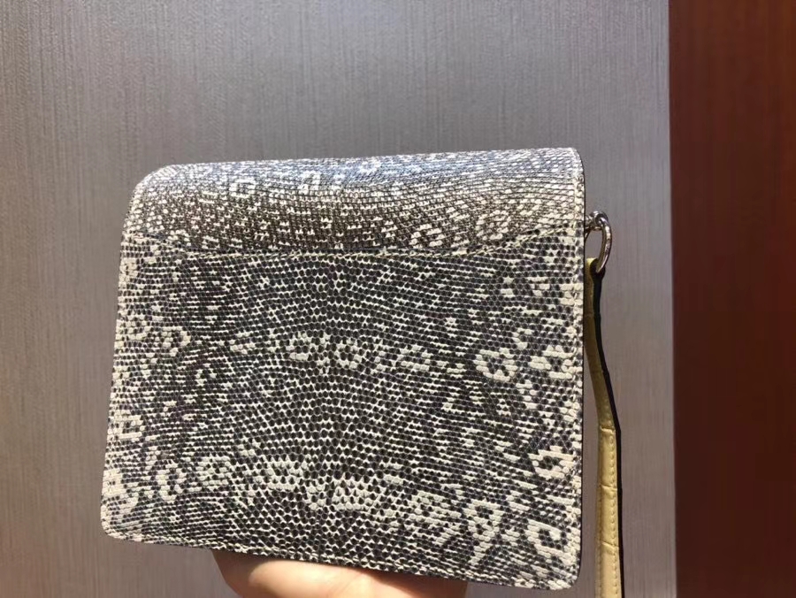 Hermès（爱马仕）Roulis 18cm  Alligator matt 雾面鳄鱼 Y1 香草色  拼Lizard 原色 小喜马拉雅色 银扣 现货
