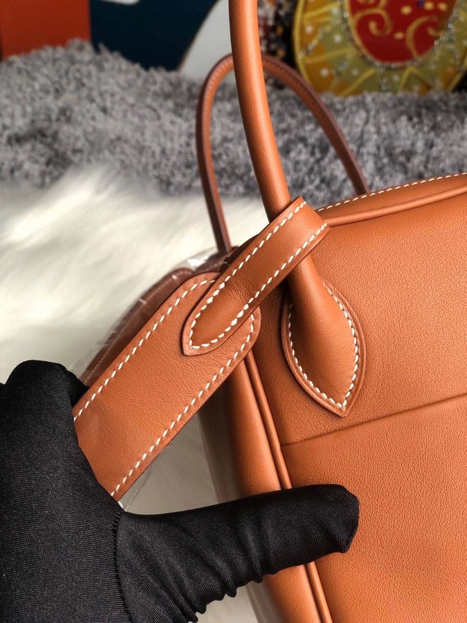 Hermès（爱马仕）Lindy 26cm Swift ck37 金棕色 Gold 金扣 顶级手缝  超美 定制