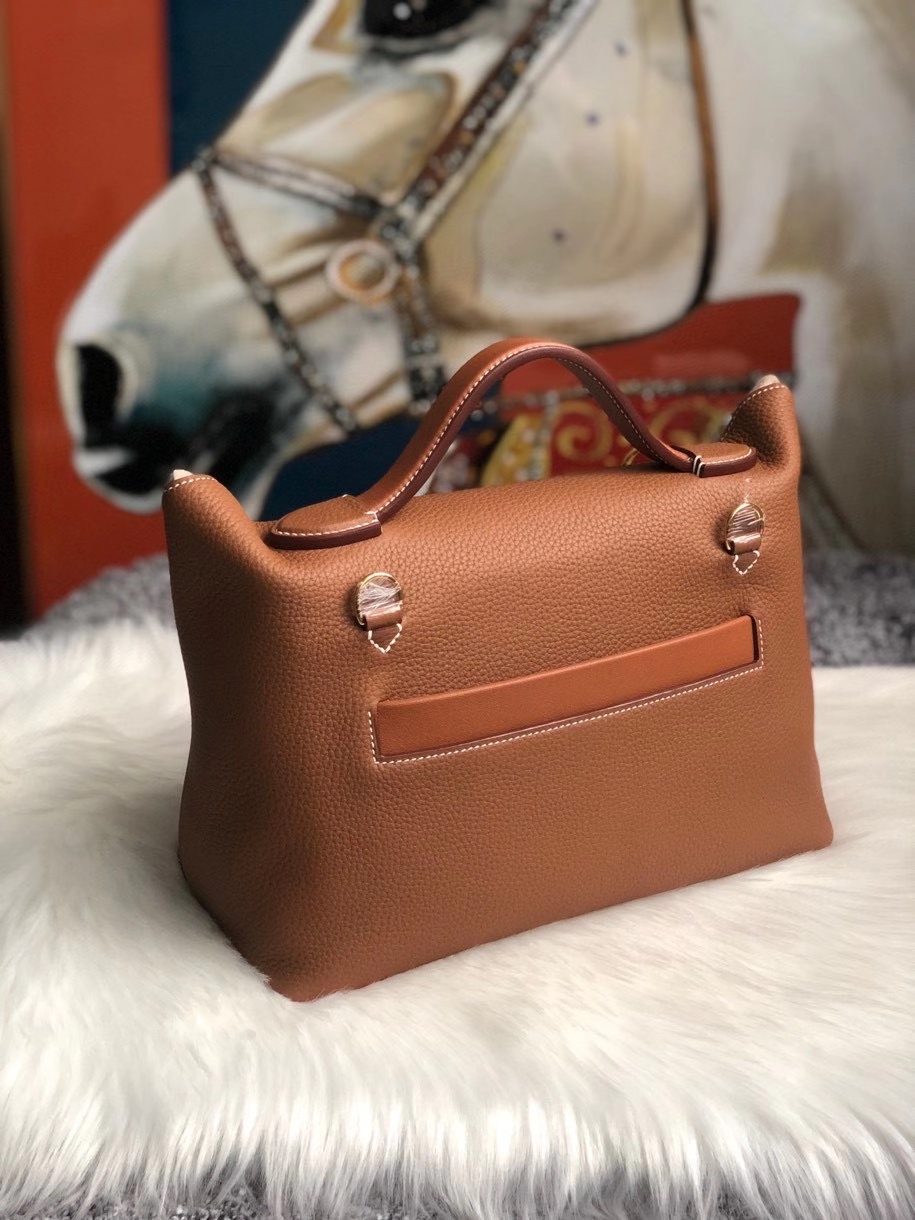 Hermès（爱马仕）Hermes 2424 29cm ck37 金棕色 Gold 金扣 顶级手缝