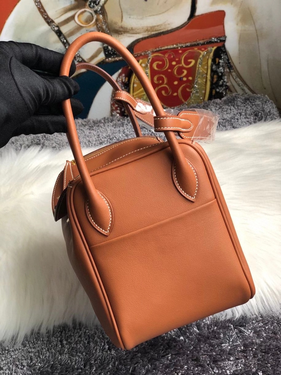 Hermès（爱马仕）Lindy 26cm Swift ck37 金棕色 Gold 金扣 顶级手缝  超美 定制
