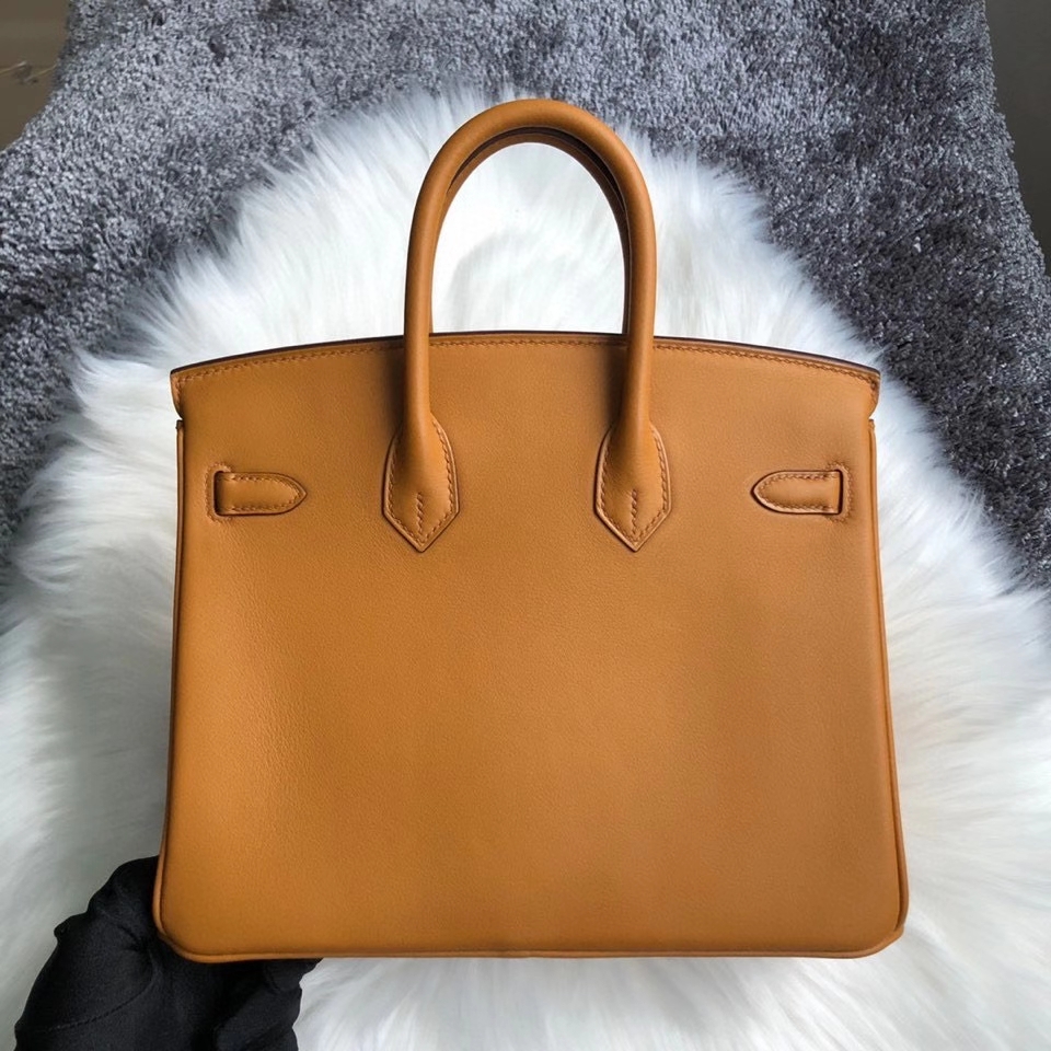 Hermès（爱马仕）Birkin 25cm Swift  2S 芝麻色 芝麻黄 金扣 顶级手缝 现货