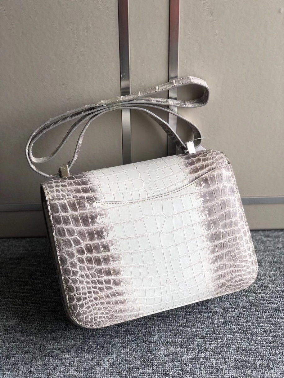 Hermès（爱马仕）Constance 24cm Himalaya 喜马拉雅 银扣 包中皇后 品相超美 顶级手缝  现货