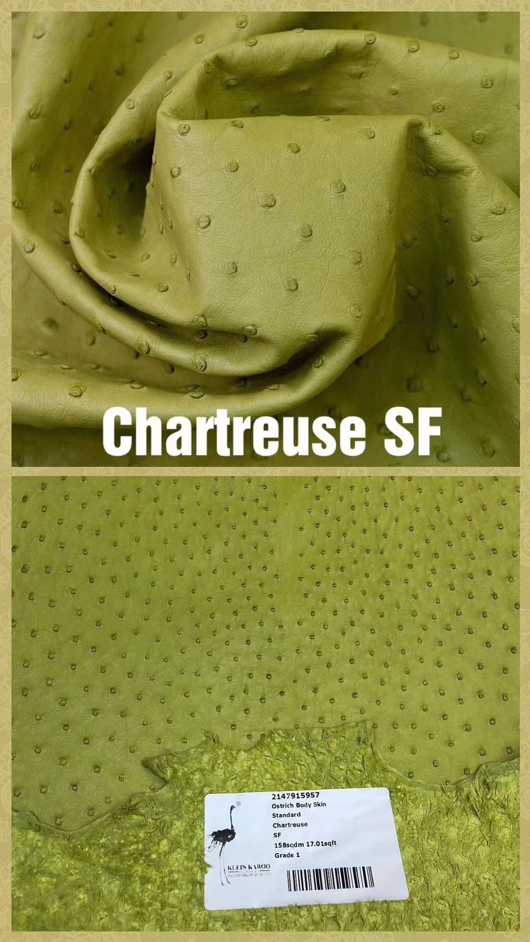 Hermès(爱马仕)南非KK鸵鸟皮 最新颜色 H家御用顶级皮 Chartreuse 奇异果绿-拉尔森鳄鱼皮具定制 - 爱马仕包包官网 Hermès(爱马仕)南非KK鸵鸟皮 最新颜色 H家御用顶级皮 Chartreuse 奇异果绿