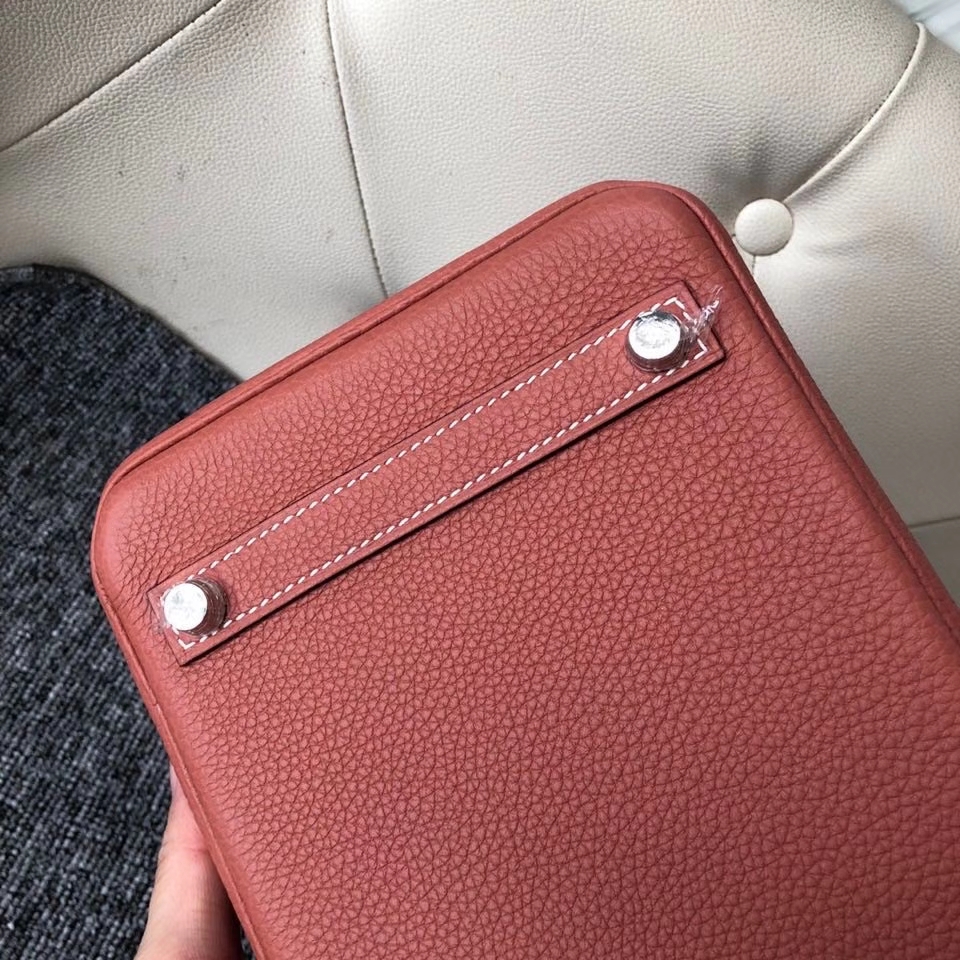 Hermès（爱马仕）Birkin 30cm 原厂小牛皮 togo 4E枫叶棕 银扣 顶级手缝 现货
