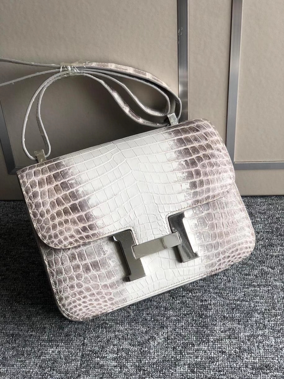 Hermès（爱马仕）Constance 24cm Himalaya 喜马拉雅 银扣 包中皇后 品相超美 顶级手缝  现货