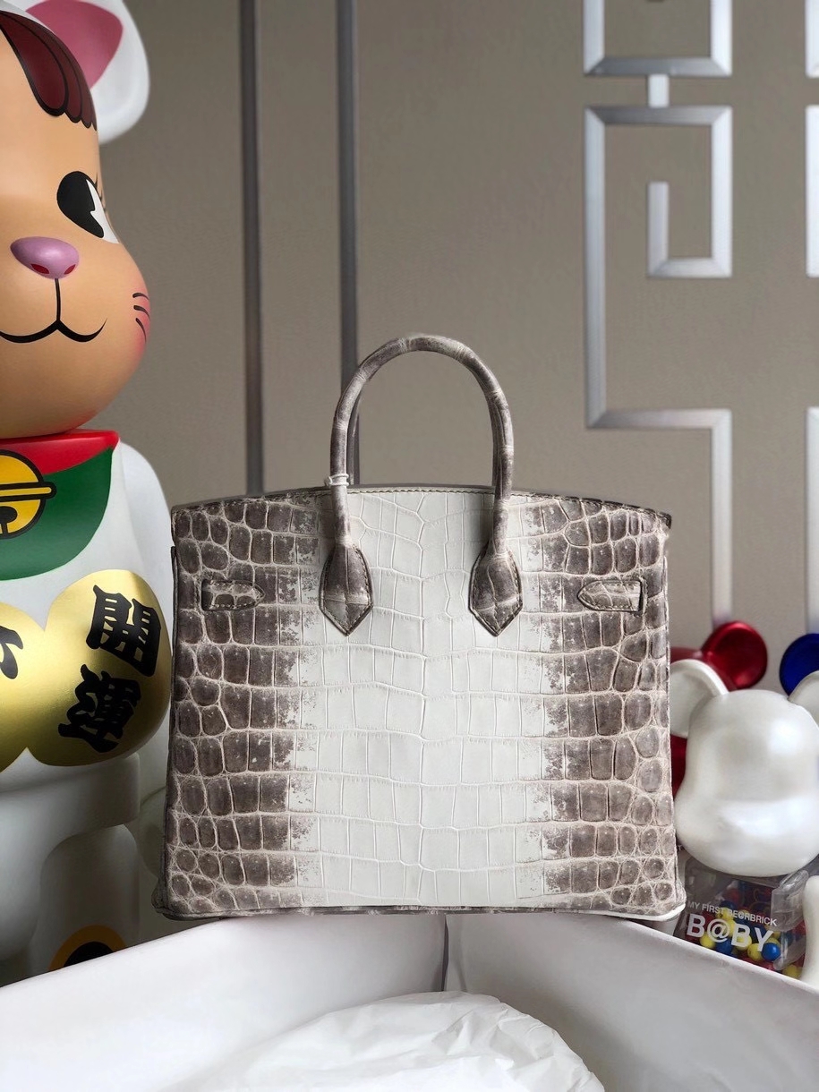 Hermès（爱马仕）Birkin 25cm Himalaya 喜马拉雅 银扣 顶级手缝 包中皇后