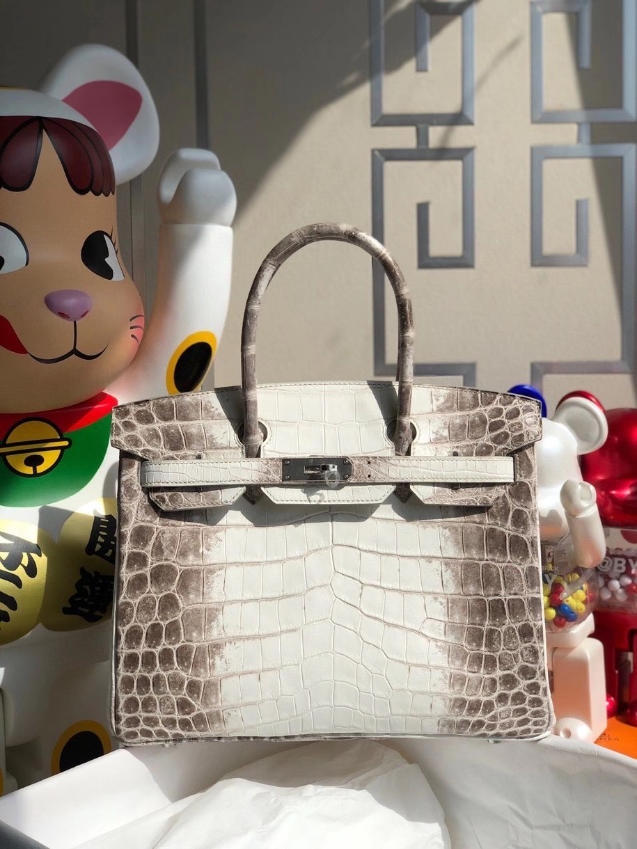 Hermès（爱马仕）Birkin 30cm Himalaya 喜马拉雅 包中皇后 银扣 顶级手缝  品相完美 现货