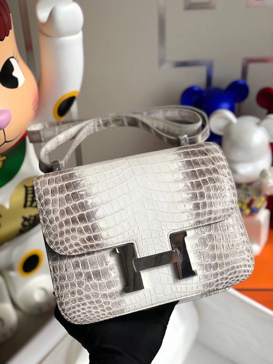 Hermès（爱马仕）Constance 24cm Himalaya 喜马拉雅 银扣 顶级手缝 品相完美 现货