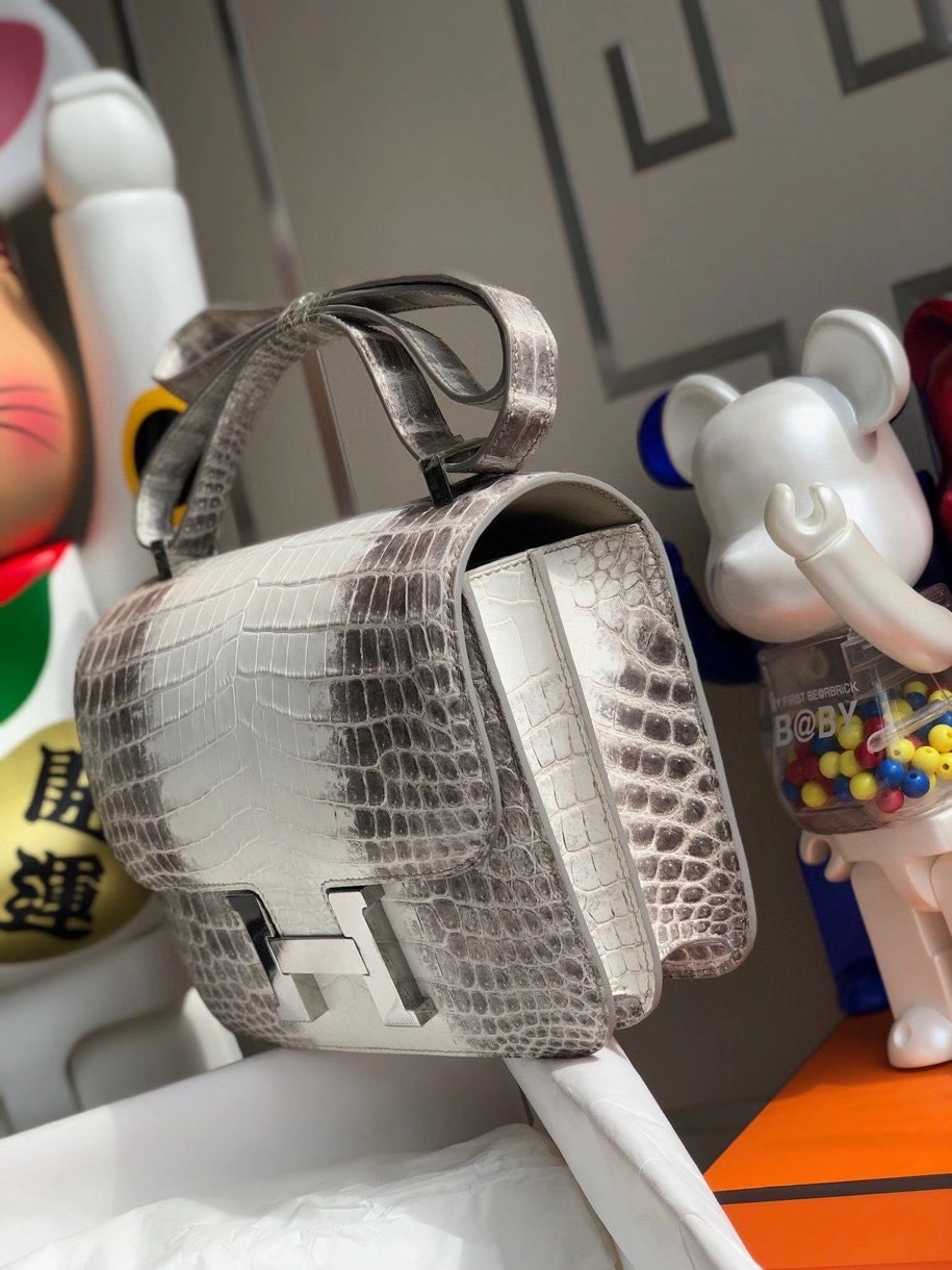 Hermès（爱马仕）Constance 24cm Himalaya 喜马拉雅 银扣 顶级手缝 品相完美 现货
