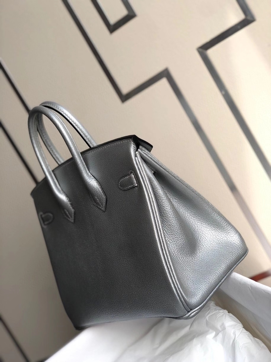 Hermès（爱马仕）Birkin 25cm 银色 银扣 限量一枚 现货