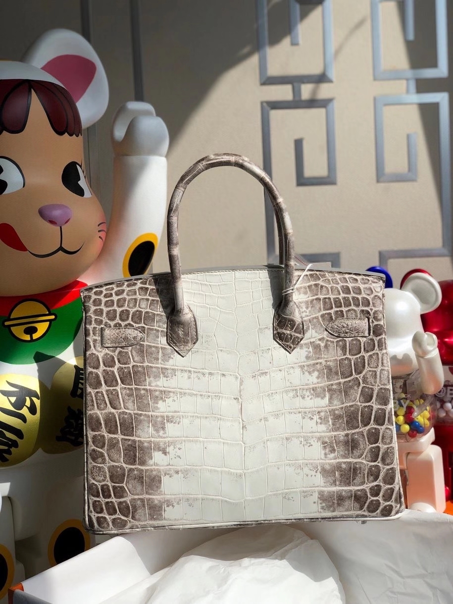Hermès（爱马仕）Birkin 30cm Himalaya 喜马拉雅 包中皇后 银扣 顶级手缝  品相完美 现货