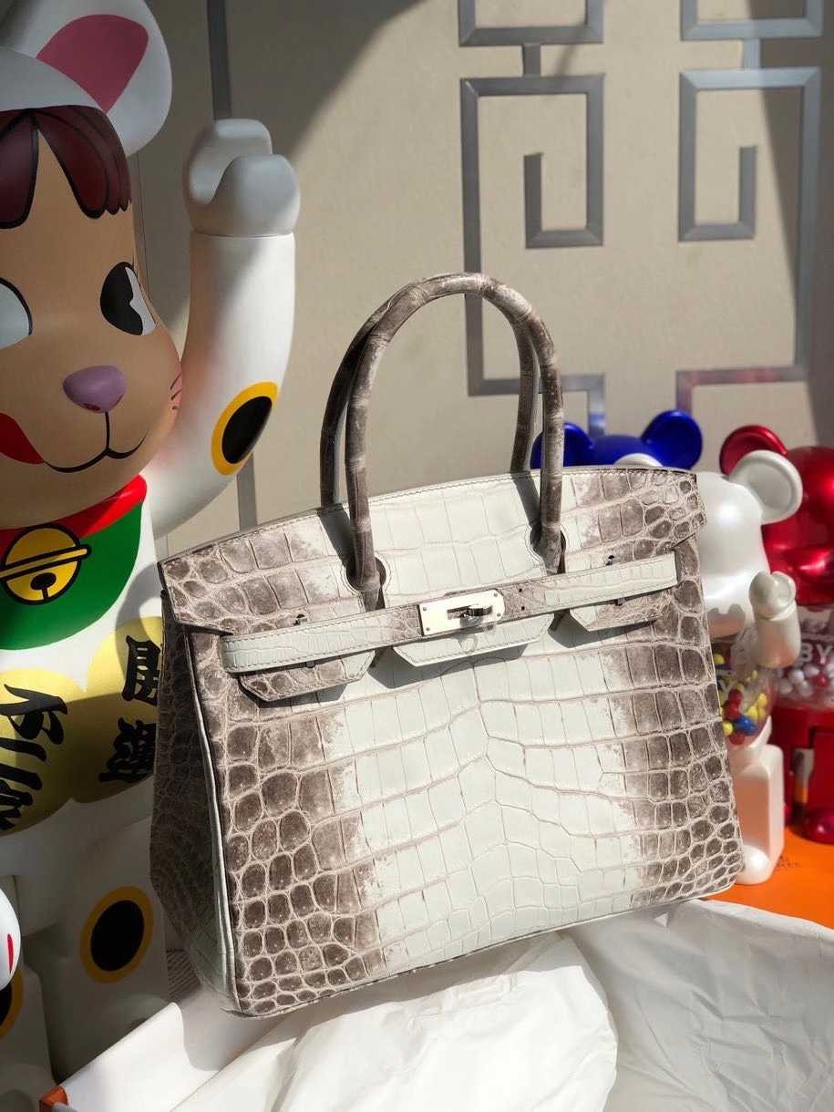 Hermès（爱马仕）Birkin 30cm Himalaya 喜马拉雅 包中皇后 银扣 顶级手缝  品相完美 现货