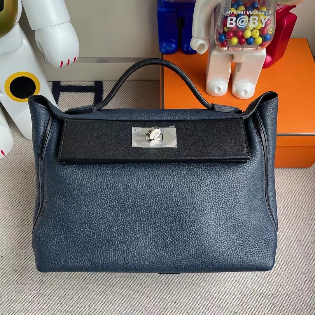 Hermès（爱马仕）Kelly2424 29cm 2Z午夜蓝 客订