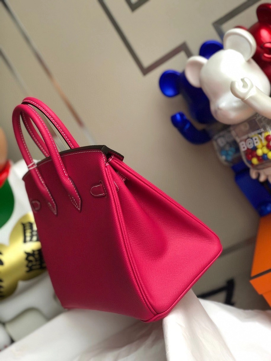 Hermès（爱马仕）Birkin 25cm Epsom 原厂掌纹皮 E5 糖果粉 金扣
