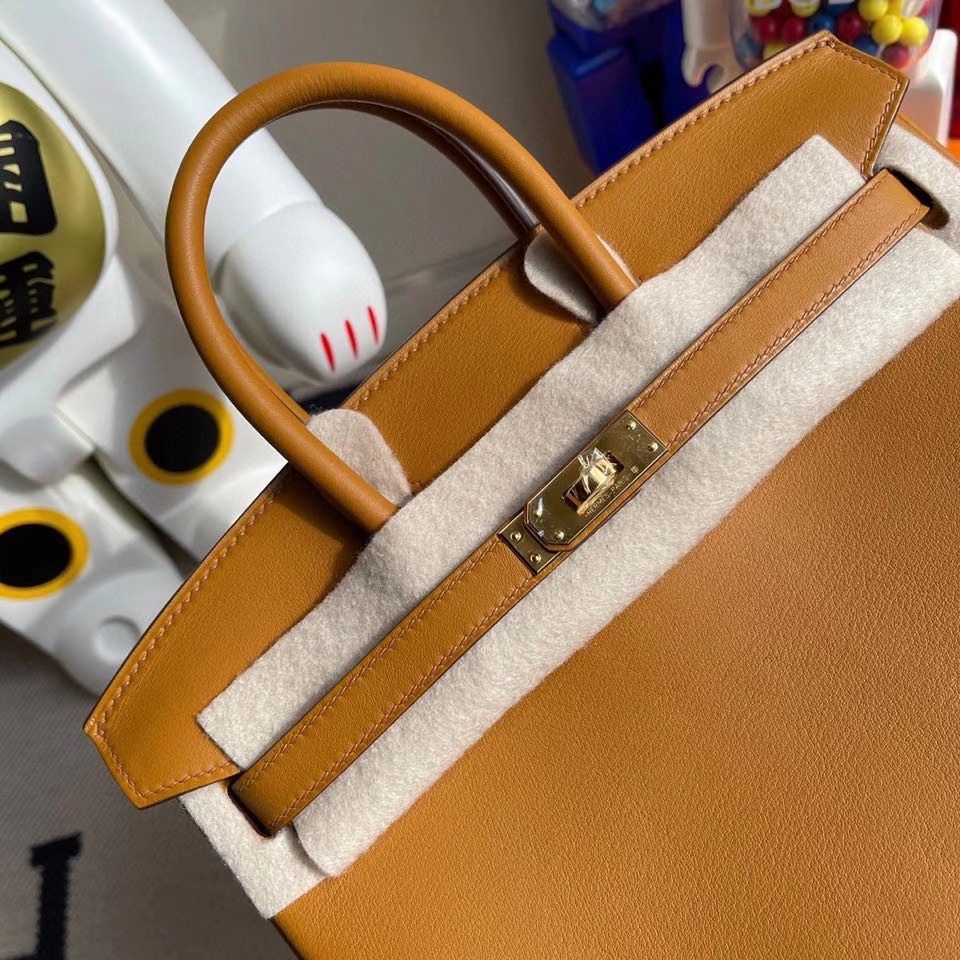 Hermès（爱马仕）Birkin 25cm Swift  S2 芝麻色 Sesame 金扣 顶级手缝 现货