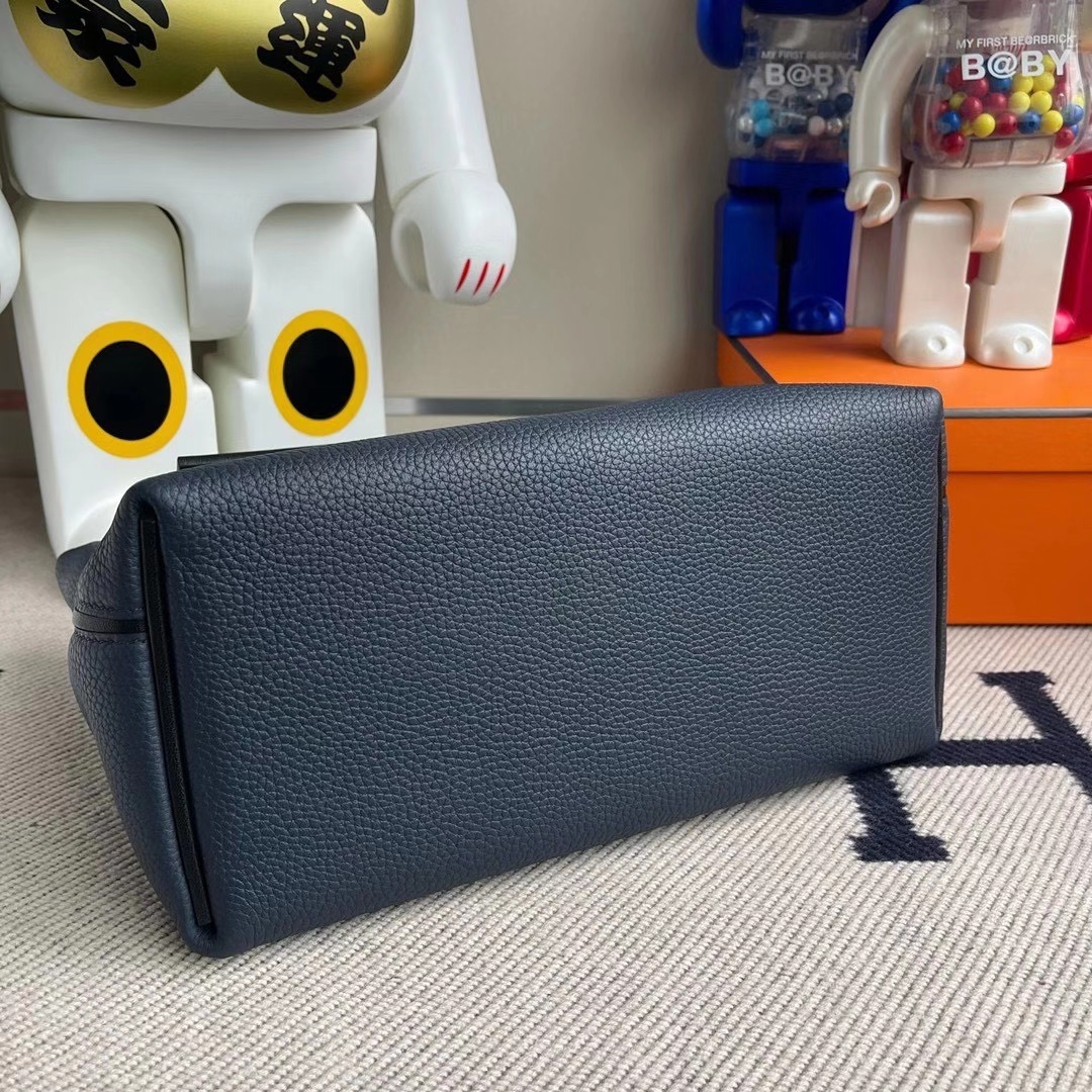 Hermès(爱马仕)Kelly2424 29cm 2Z午夜蓝 客订-拉尔森鳄鱼皮具定制 - 爱马仕包包官网 Hermès(爱马仕)Kelly2424 29cm 2Z午夜蓝 客订