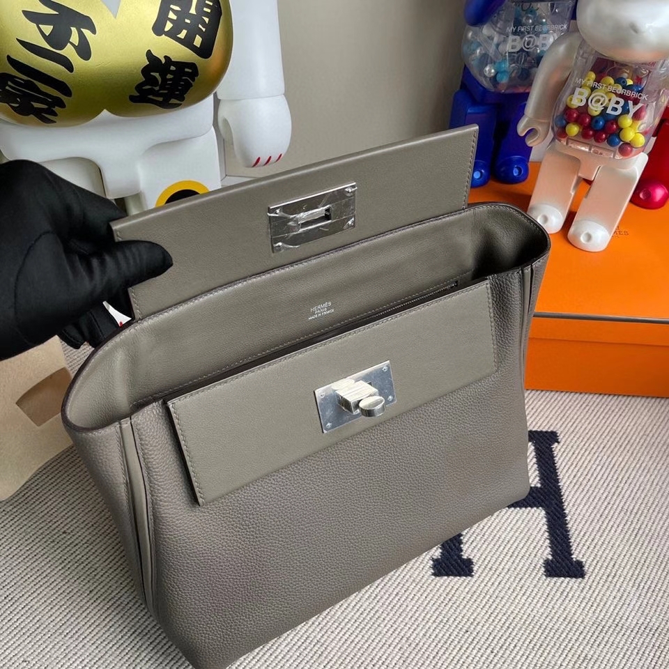 Hermès（爱马仕）2424 29cm m8 沥青灰 银扣 顶级手缝 定制