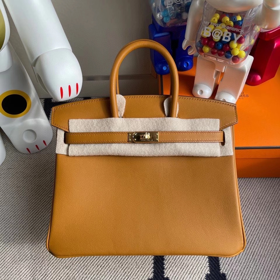 Hermès（爱马仕）Birkin 25cm Swift  S2 芝麻色 Sesame 金扣 顶级手缝 现货