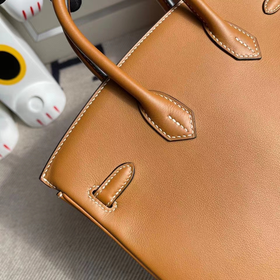 Hermès（爱马仕）Birkin 25cm Swift  ck37 金棕色 gold 金扣 顶级手缝 现货