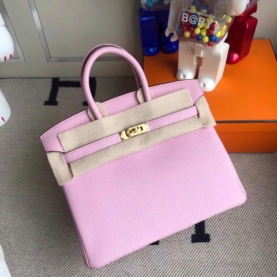 Hermès(爱马仕)Birkin 25cm 原厂小牛皮 X9 锦葵紫 金扣 顶级手缝 现货-拉尔森鳄鱼皮具定制 - 爱马仕包包官网 Hermès(爱马仕)Birkin 25cm 原厂小牛皮 X9 锦葵紫 金扣 顶级手缝 现货