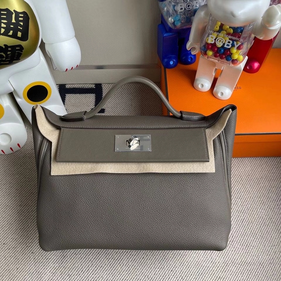 Hermès（爱马仕）2424 29cm m8 沥青灰 银扣 顶级手缝 定制